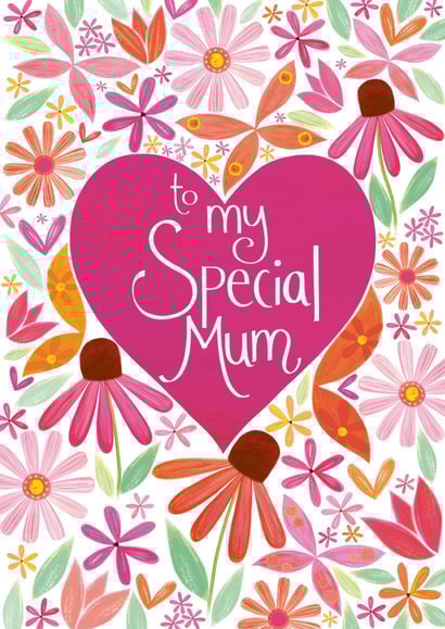 mum illustration Mothers Day Card 12785 created by Cathy Brear