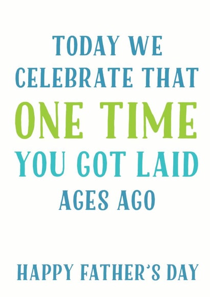 funny humour Father's Day Card 35803 created by Tia Russell