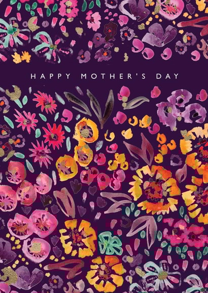 Classic Mothers Day Card - Flowers - Happy Mothers Day created by Rebecca Prinn