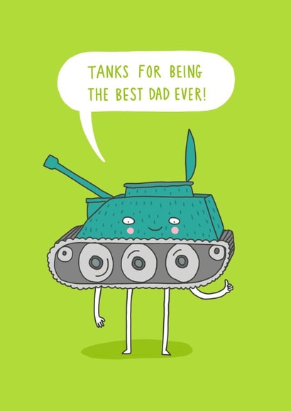tanks army Father's Day Card 24944 created by Charly Clements