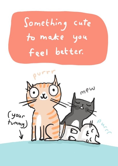cute better Get Well Card 2928 created by Sarah Ray
