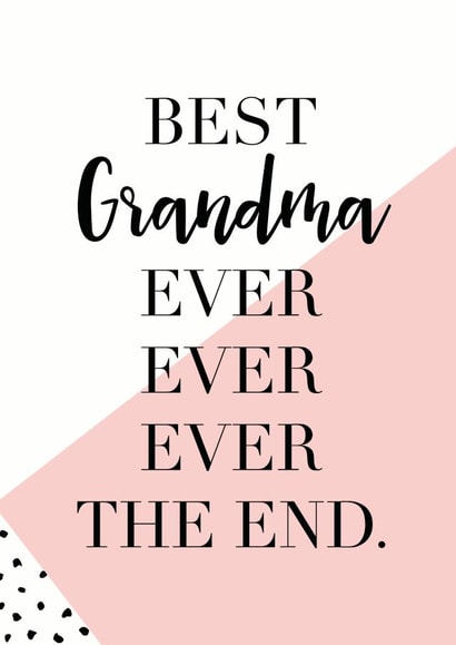 grandma grandmother Birthday Card 9023 created by Oh So Serendipity