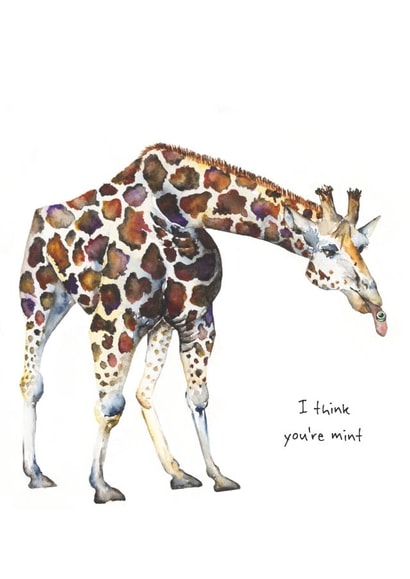 giraffe wildlife Card 34627 created by Check Out My Plumage