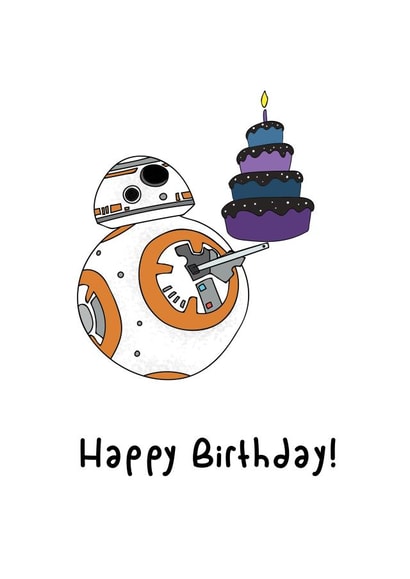 starwars birthday Card 34592 created by LeeBella