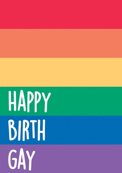 GAY LESBIAN Birthday Card 8555 created by Thirty Mussels