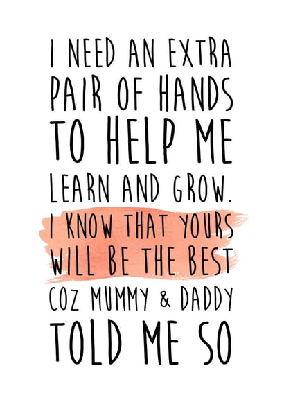 godmother godfather Christening Card 12410 created by LOVE PAPER RAINBOW