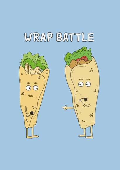 wrap puns Card 32414 created by James Carless Illustration