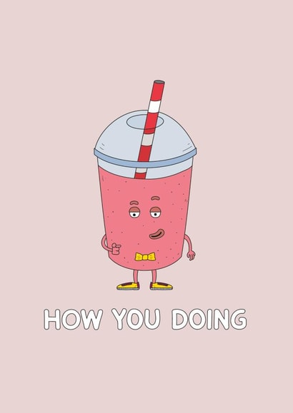 smoothie humour Card 32419 created by James Carless Illustration