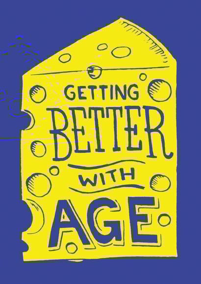 cheesy old Birthday Card 13655 created by Woah there Pickle