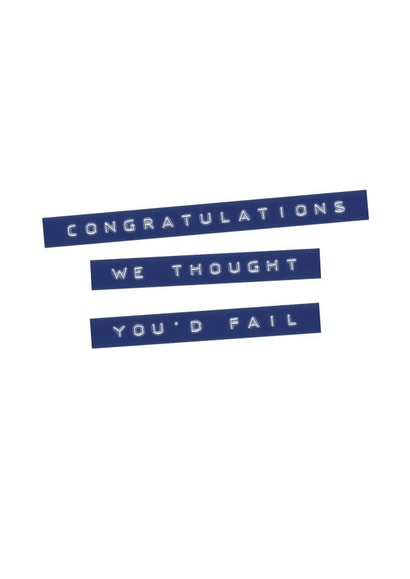 congratulations congrats Exams Card 12309 created by Dotish Designs