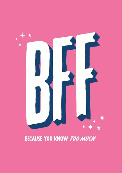 bff best Love & Friendship Card 6962 created by Unknown Ink
