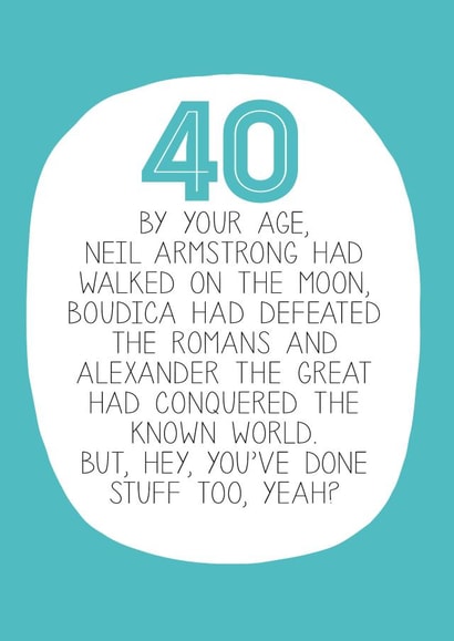 40 40th Birthday Card 12994 created by Paper Plane