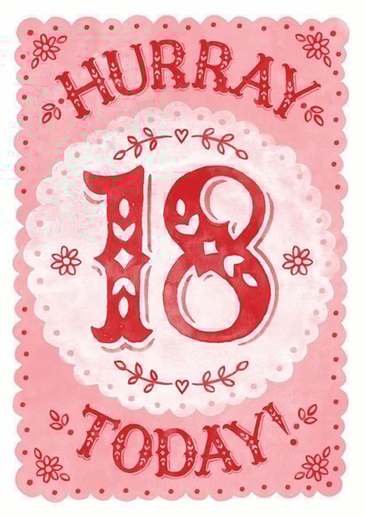 hurray watercolour Birthday Card 33835 created by Alexandra Snowdon