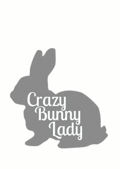 bunny bunnylady Card 36062 created by Charlotte Clark