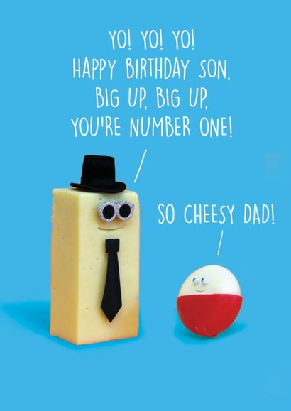 cheese cheesy Birthday Card 6973 created by Unknown Ink