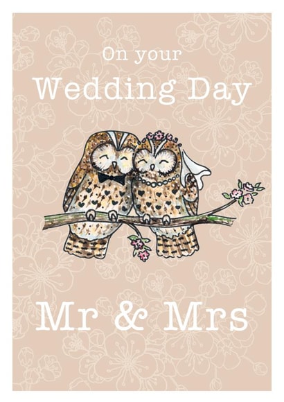 wedding owl Card 34380 created by Ceri Thomas