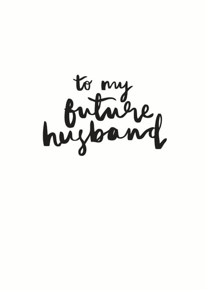 To my future husband created by Art + Ace Studio