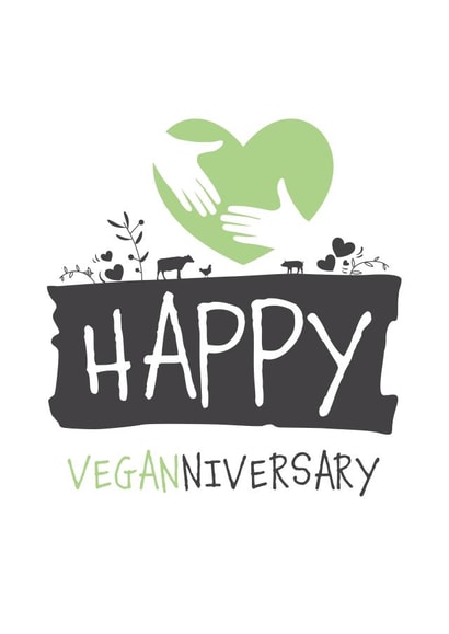 Vegan Anniversary Card 36998 created by Duncan Kerr