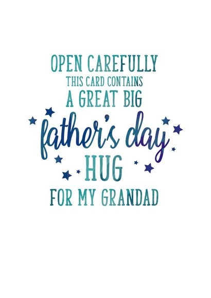 Big hug Father's Day card created by Ruby Wren Designs