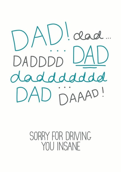 dad day Father's Day Card 31205 created by Sioux Alice