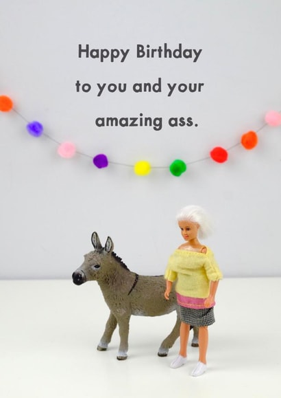 adult joke Birthday Card 11398 created by Bold & Bright Cards