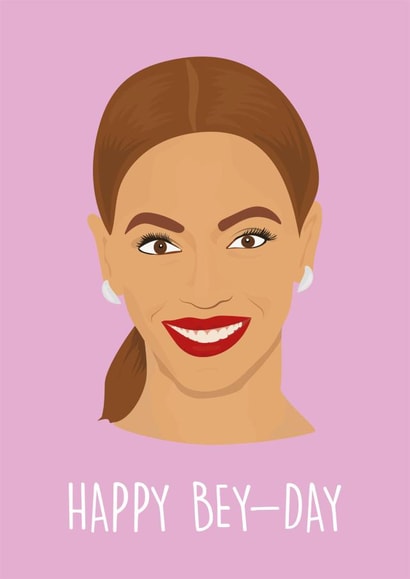 beyonce bey-day Birthday Card 29445 created by Rumble Cards