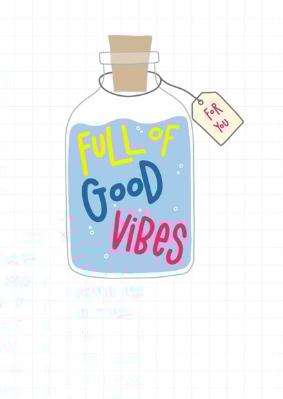 good vibes Exams Card 3853 created by Wink Design - Michelle Roberts