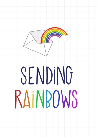 rainbow gay Just because Card 3854 created by Wink Design - Michelle Roberts