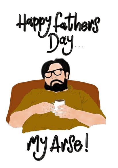 Grumpy Father's Day card created by Laura Did That