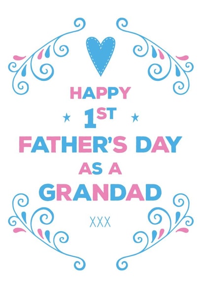 grandad Grandfather Father's Day Card 4793 created by Hello Fridays Studio