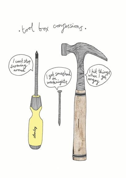 tool toolbox Father's Day Card 11964 created by You've Got Pen On Your Face