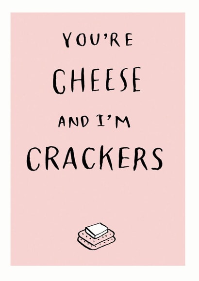 cheese crackers Anniversary Card 35399 created by Have a Gander