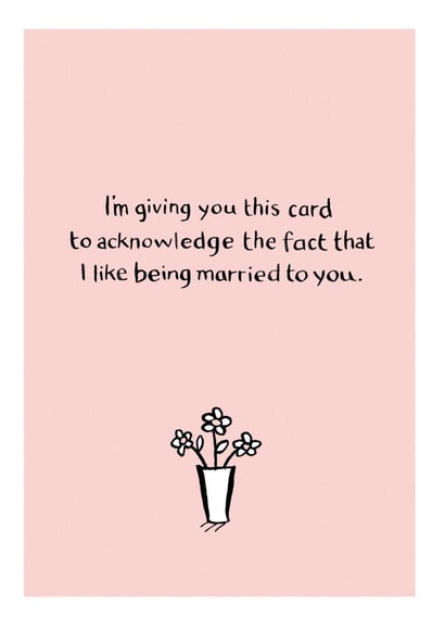 acknowledge i Anniversary Card 35408 created by Have a Gander