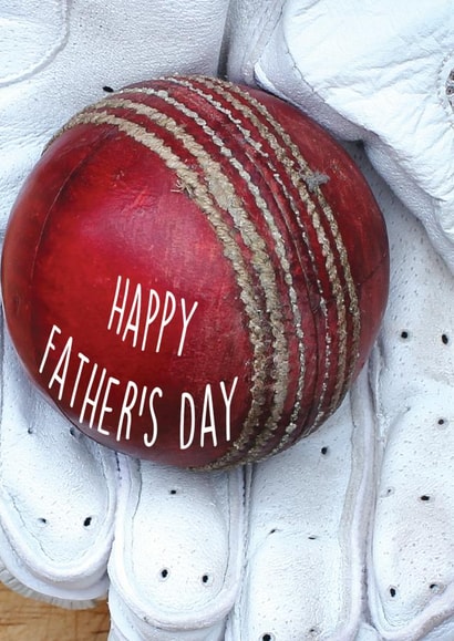 cricket sport Father's Day Card 13766 created by LAURA TRUBY DESIGNS