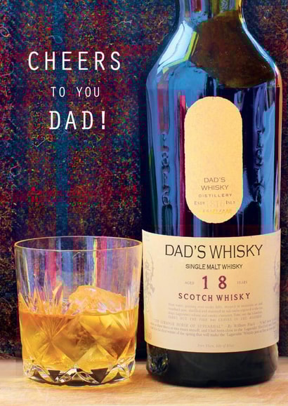 whisky bottle Birthday Card 13767 created by LAURA TRUBY DESIGNS