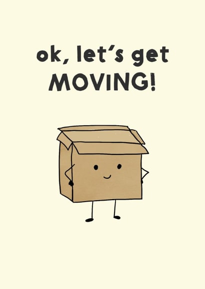 Time to move new home card created by Tiny Steps