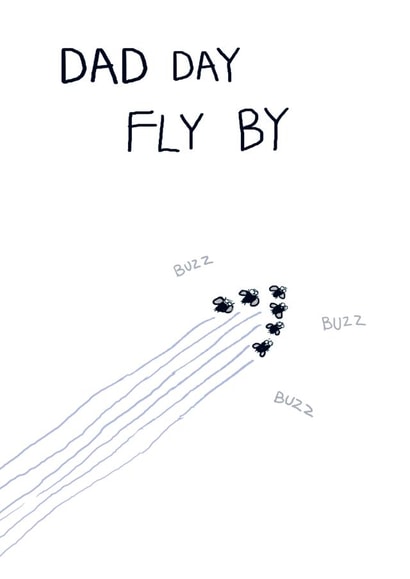 Dad fly Father's Day Card 36926 created by Reason to Send