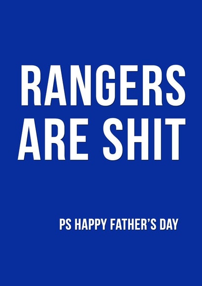 dad rangers Father's Day Card 11181 created by Offside Cards