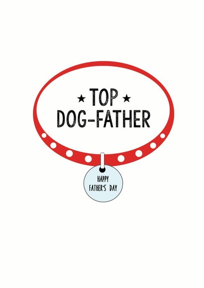 Dog pet Father's Day Card 30062 created by Papergravy