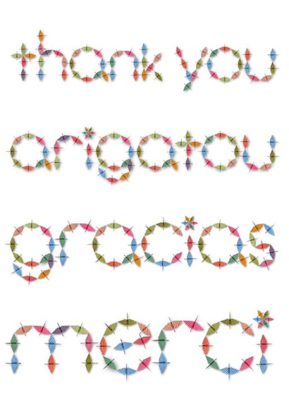 thank thankyou Card 27824 created by Made by Man