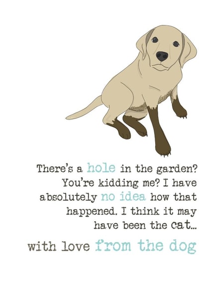 With love from the Dog 1001 created by Dandelion Stationery