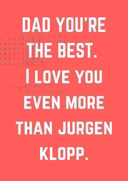 liverpool liverpool fc Father's Day Card 6438 created by Cards.Cards.Cards