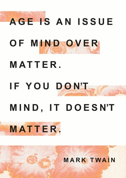 twain adult Birthday Card 5473 created by Bookishly