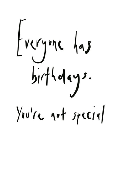 birthday rude Card 31264 created by The Cardiologist