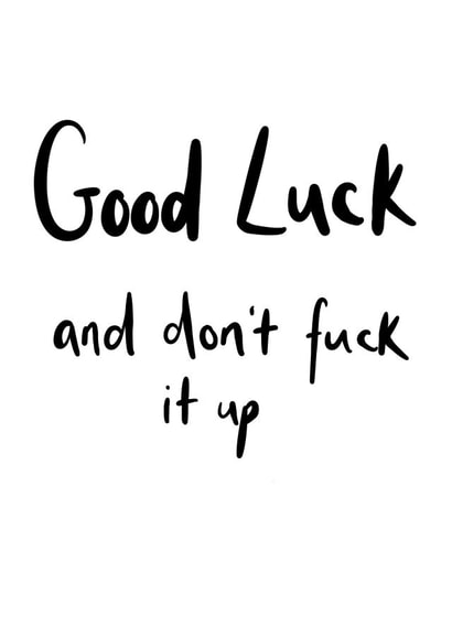 good luck Card 31267 created by The Cardiologist