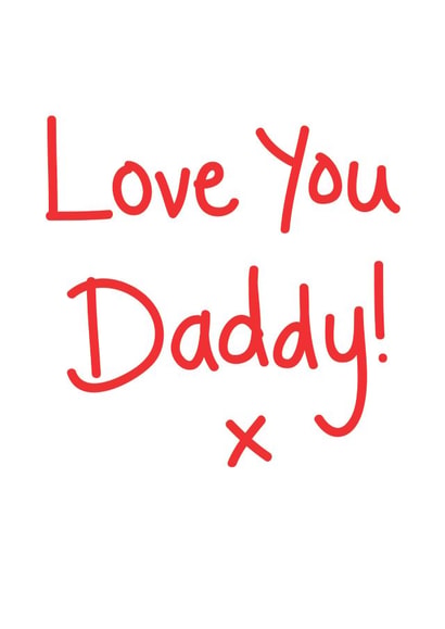 daddy father Father's Day Card 1406 created by Megan Claire