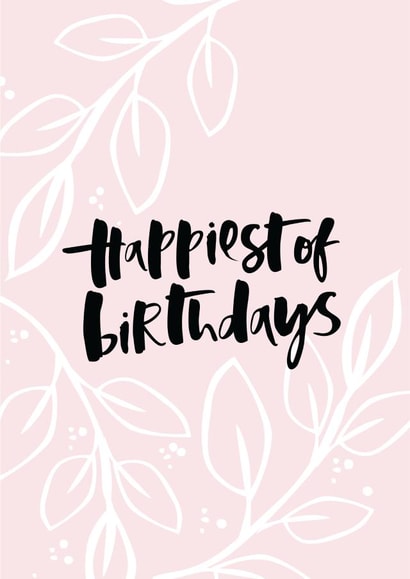 happiest of Birthday Card 10549 created by Too Wordy