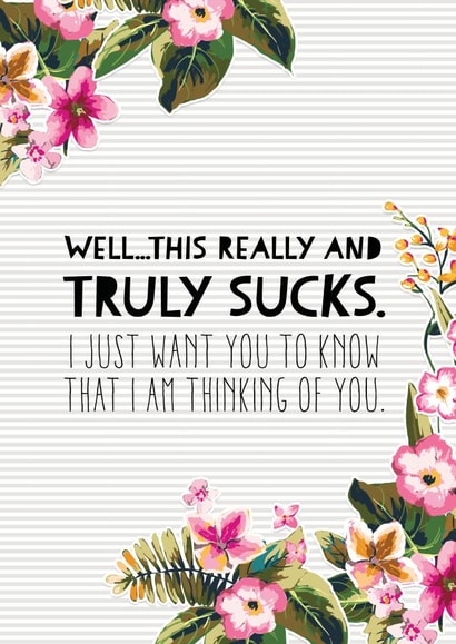 really truly Thinking of you Card 7415 created by I am Nat