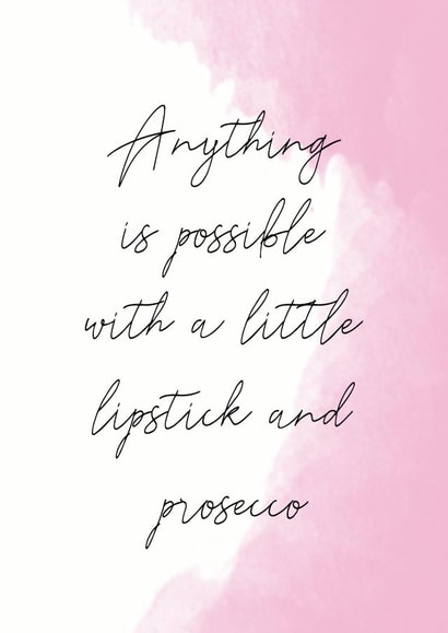 prosecco lipstick Card 28294 created by calluna.joy
