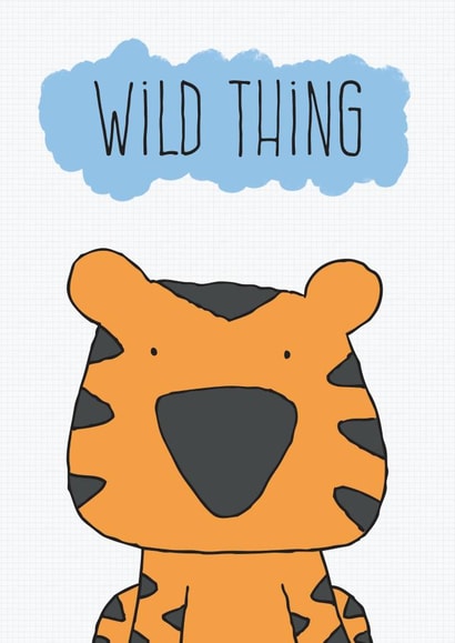 tiger cat Birthday Card 13902 created by Elki Shaw